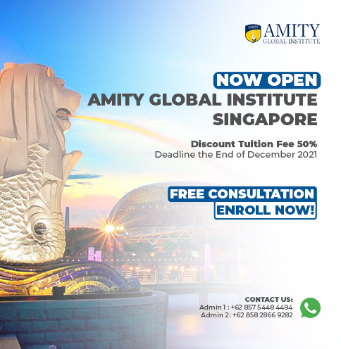 Biaya Pendaftaran GRATIS di Amity Global Institute